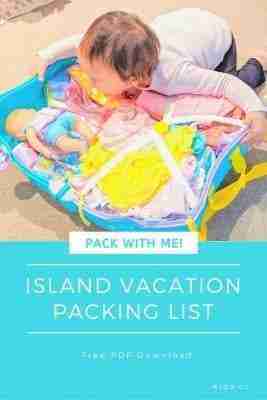 Tropical Island Vacation Packing List Toddler Video Checklist Essentials Downloads Printable Cook Islands Featured